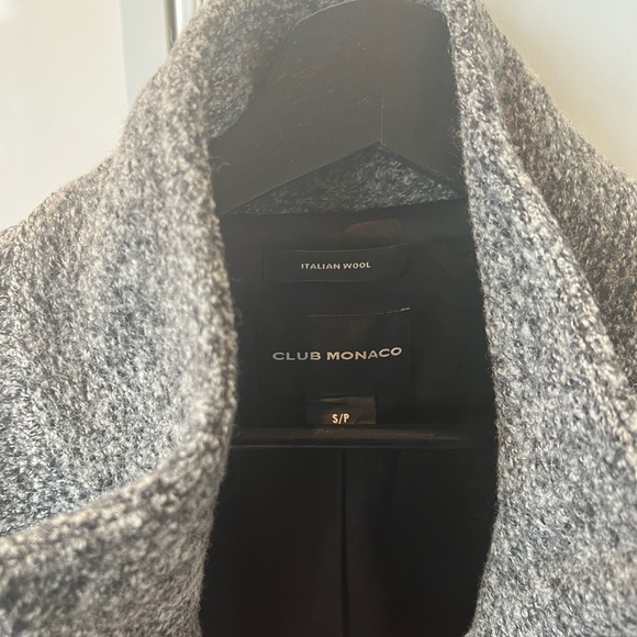 Club Monaco Grey Peacoat - Size S - Picture 3 of 3